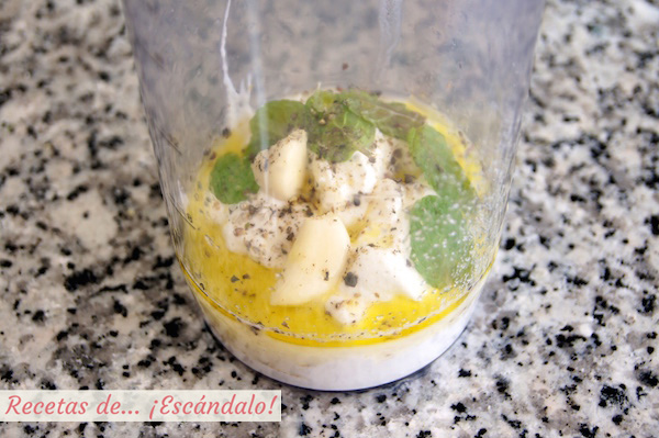 Receta de la salsa de yogur casera