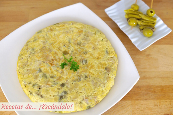 Como hacer tortilla de bacalao vasca