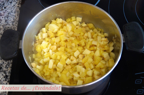 Frutas para la salsa curry