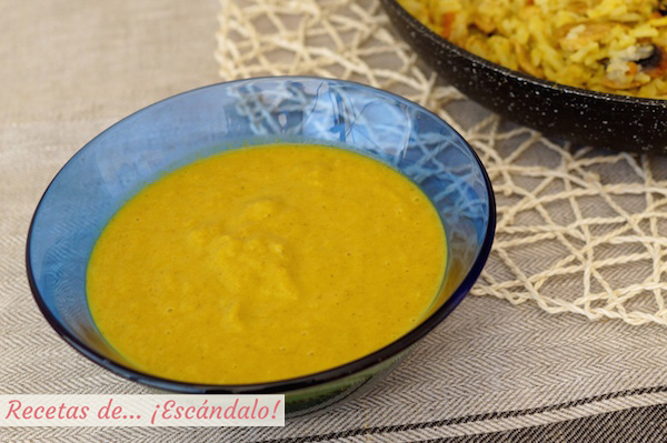 Receta de salsa curry casera sin nata