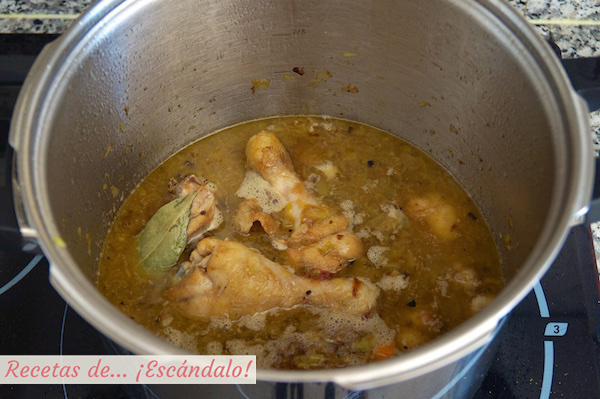 Muslos de pollo a la cerveza