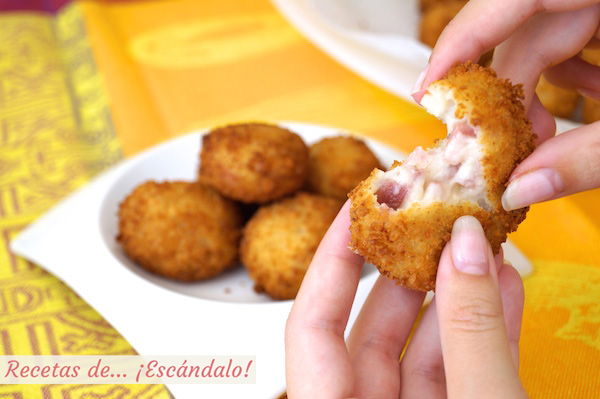 Receta de croquetas de jamon caseras, la mas sabrosa