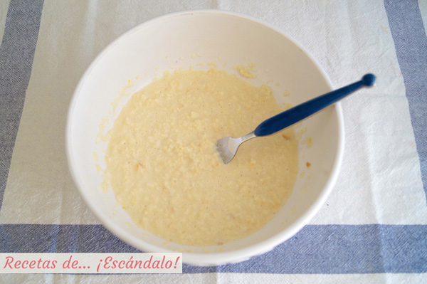 Pan y leche para las albondigas caseras
