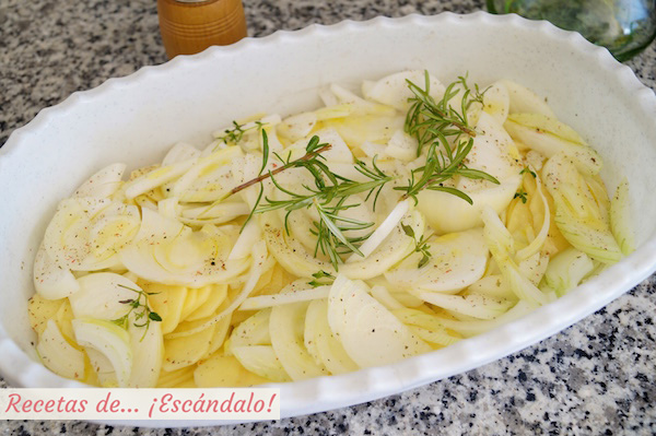 Patatas y cebollas