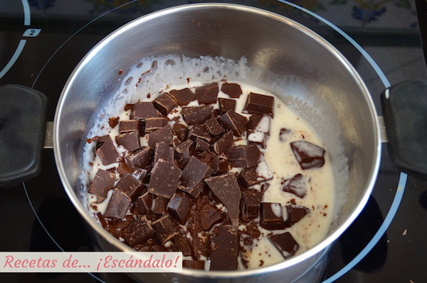 Ganache de chocolate