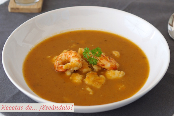 Receta de sopa de pescado