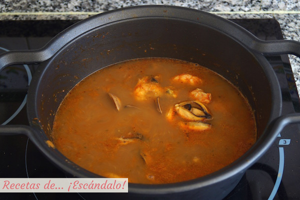 Sopa de marisco
