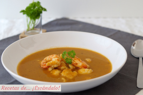 Receta de sopa de pescado