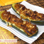 Calabacines rellenos de atún