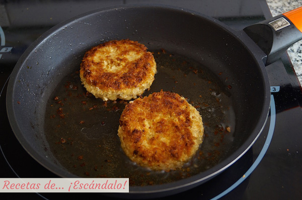 Hamburguesas vegetales de tofu y garbanzos
