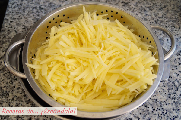 Patatas paja
