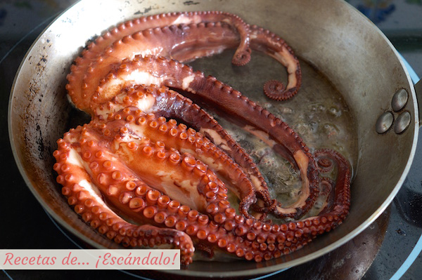 Receta de pulpo a la plancha