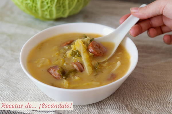 Caldo verde portugues, receta tradicional