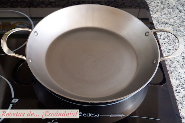 Paellera de hierro De Buyer