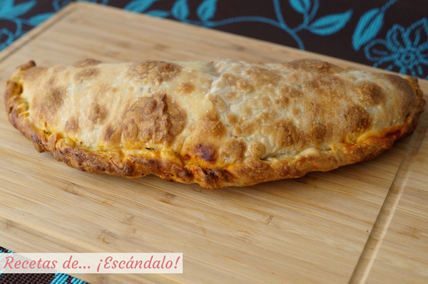 Pizza calzone crujiente
