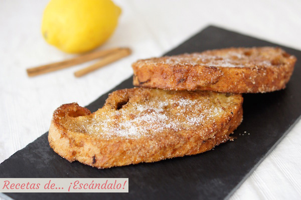 Receta de torrijas caseras