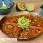 Salchichas con frijoles