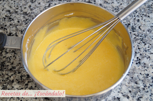 Crema para los pasteis de belem