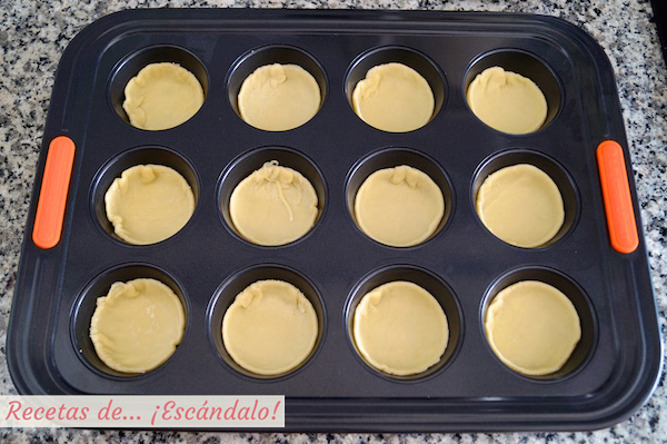 Hojaldre para los pasteis de nata