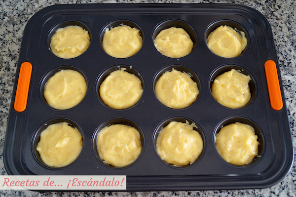 Hojaldre y crema para los pasteis de belem