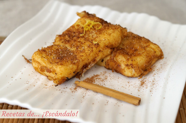 Leche frita casera, receta tradicional