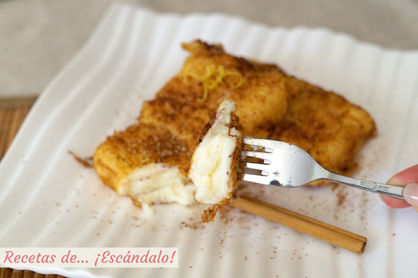 Receta de leche frita casera tradicional