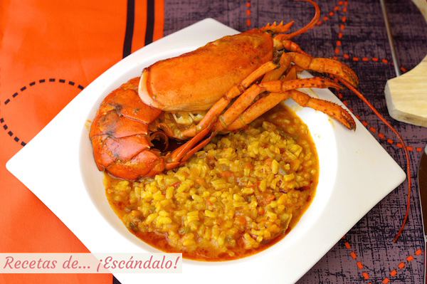 Receta de arroz caldoso con bogavante
