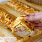 Trenza de hojaldre rellena