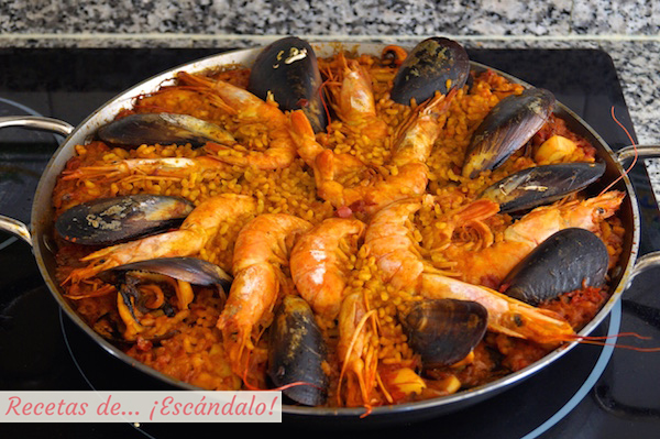 Paella de marisco