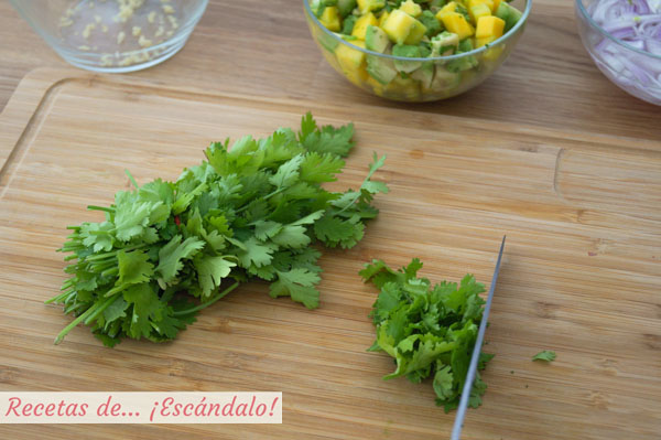 Cilantro picado
