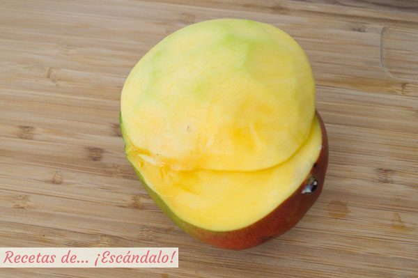 Mango en cubitos