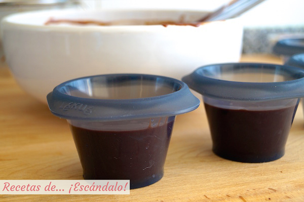 Moldes volcan de chocolate