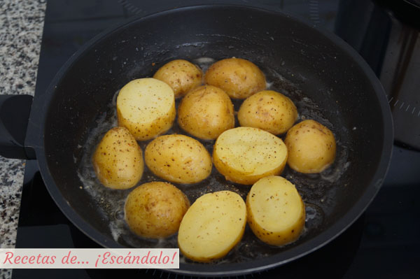 Patatas a baja temperatura