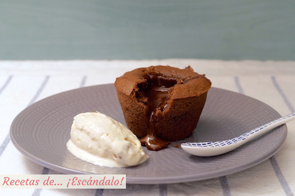 Volcan de chocolate