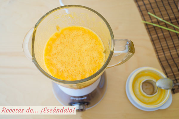 Batido de zanahoria