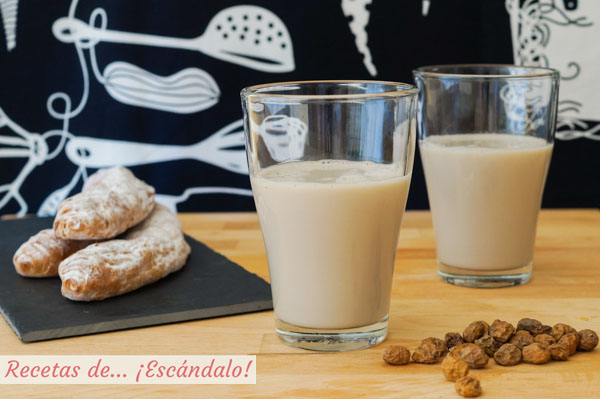 Horchata de chufa valenciana casera, muy facil