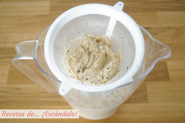 Horchata de chufa valenciana casera