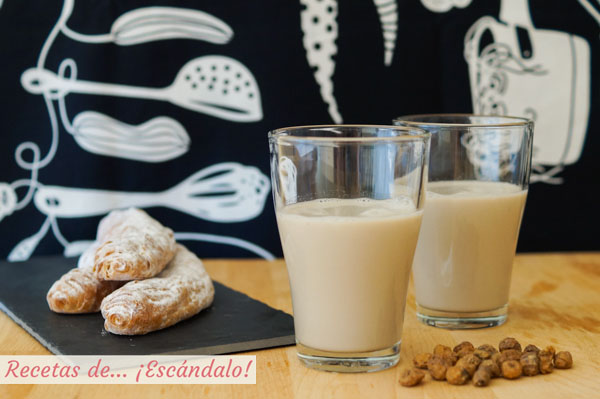 Receta de horchata de chufa valenciana casera, muy facil