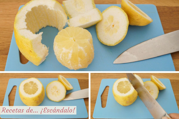 Como pelar limones