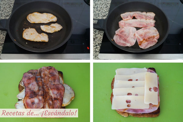 Receta Club Sandwich