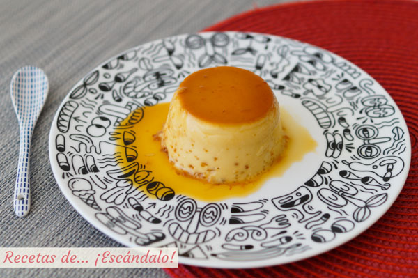Receta tradicional de flan de huevo casero