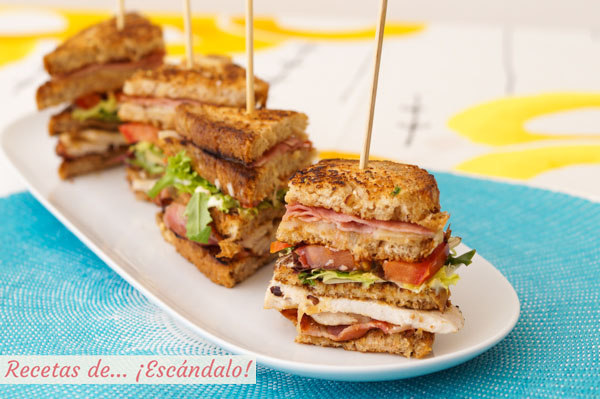 Sandwich Club, la receta original de este sabrosisimo sandwich