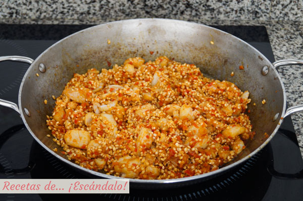 Arroz y bacalao
