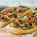 Coca de verduras