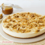 Tarta de queso con caramelo