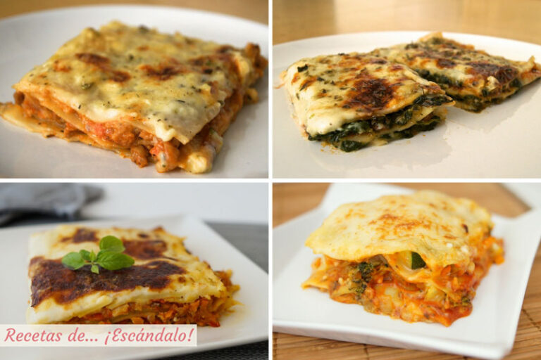 Conoce las mejores recetas de lasañas caseras, explicadas paso a paso