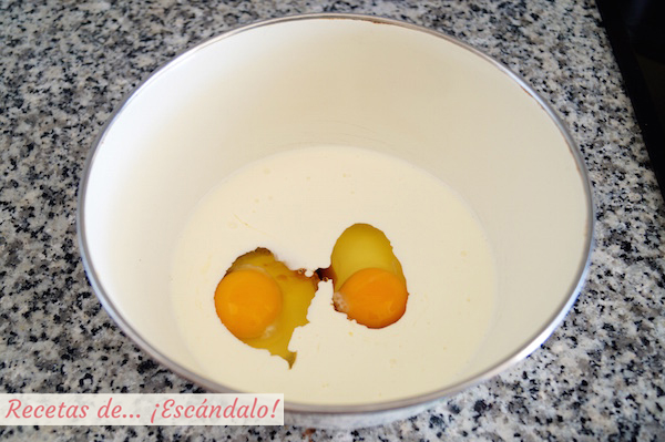 Nata con huevos