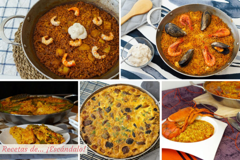 Paellas, fideuás y arroces. Las mejores recetas explicadas paso a paso