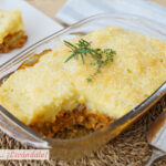 Pastel de carne picada y patata