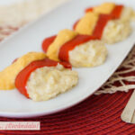 Pimientos rellenos de bacalao